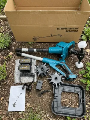 Brand New Cordless Tiller with 2 Batteries