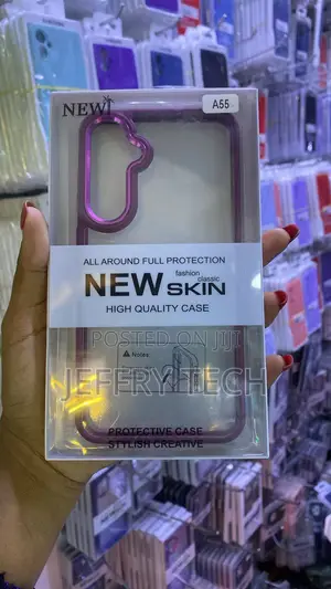New Purple 'New Skin' Case for Samsung Galaxy A55