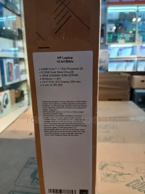 Laptop Mpya HP 15 - Intel Core i7, 16GB RAM, 512GB SSD