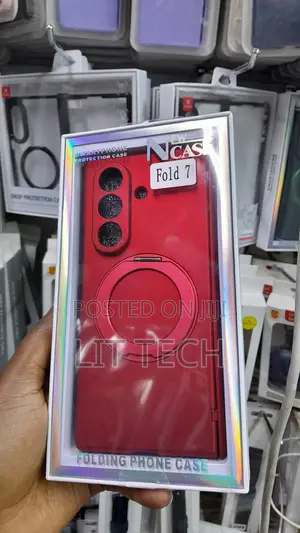 Samsung Galaxy Z Fold 7 Case with Rotating Ring Kickstand