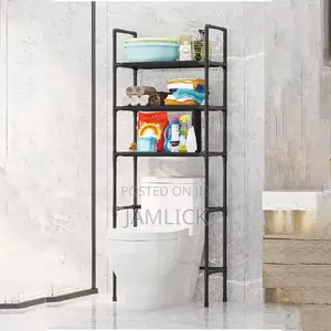 WSB3005 Black Detachable 3-Layer Toilet Rack