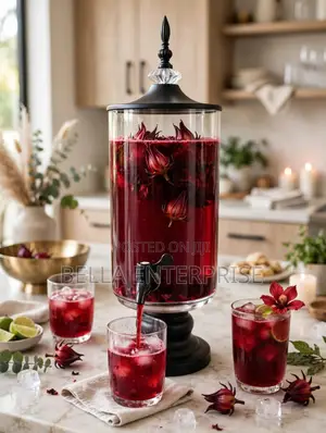 5L Kioo cha Kifahari cha Juisi Dispenser Seti