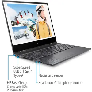 HP Envy x360 15-ew0023dx Laptop - Intel Core i7, 16GB RAM, 512GB SSD