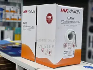 Hikvision CAT6 75% Copper UTP Cable ya Mtandao – Roli ya 305M