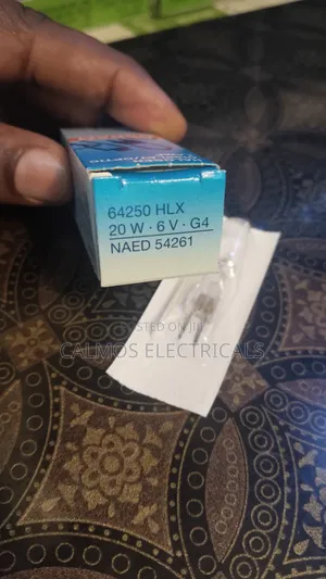Optic Halogen Capsule Bulb, 6V, 20W