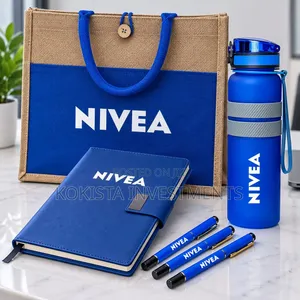 Executive Gift Set: Jute Bag, Bottle, Notebook & Pen
