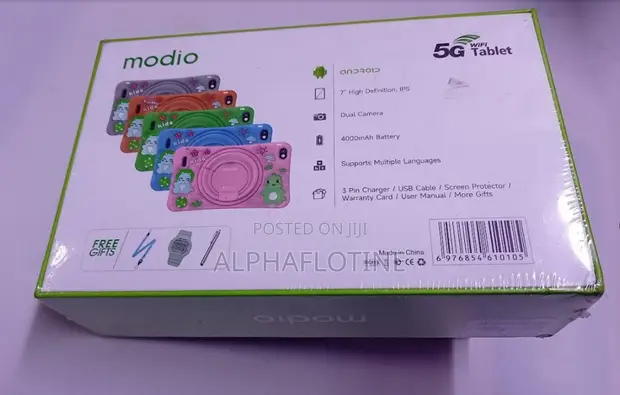 Modio M796 5G Kid's Tablet - 7'' - 6GB RAM - 256GB ROM - SIM Enabled - 1