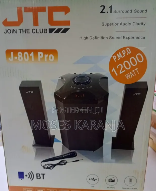 JTC Mtungi Woofer Powerful Bass Speaker - 1