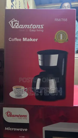 Ramtons Coffee Maker Black Rm/768