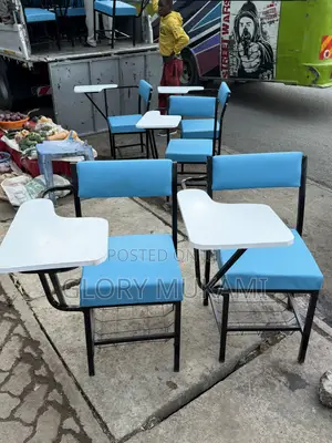 Kiti cha Mkono cha Bluu - Kiti cha Chuo