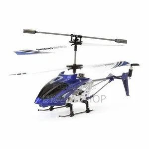 Helikopta ya RC ya Bluu ya Channel 3 na Gyro Stabilization