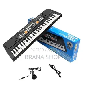 Kids 49-Key Electric Piano Keyboard with Microphone