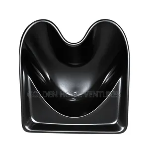 Basin ya Shampoo ya Fiberglass ya Saluni - Nyeusi
