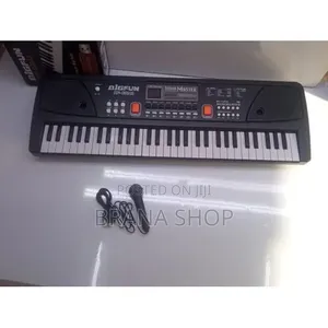 Children's 49-Key Electric Piano Keyboard with Microphone