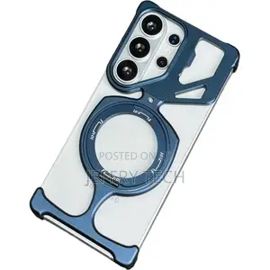 Kifaa cha Samsung S26 Ultra Metal Frameless Armor - Bluu
