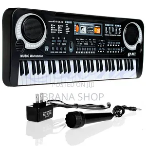 61-Key Electronic Piano Keyboard for Kids with Microphone