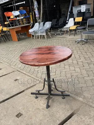 Wooden Round Restaurant Table - Brand New