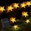 Solar Powered Star Fairy Lights - 12M, 100 LEDs - 4