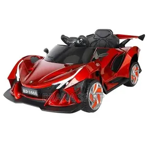 Gari la Umeme la Watoto la KD-1668 Likiwa na Mwonekano wa Lamborghini, Rangi Nyekundu