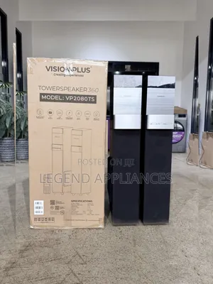 Vision Plus VP2080TS 360W Tower Speaker na Dual 8" Subwoofers & Bluetooth