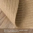 Handwoven Natural Jute Door Mat Rug 50x80cm - 3