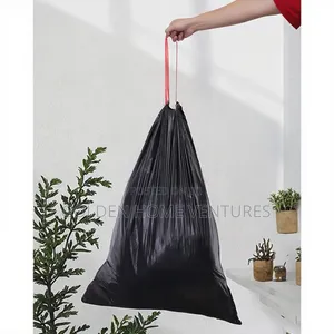 Extra Strong Drawstring Trash Bags - Heavy Duty Garbage Liners