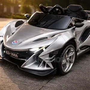 KD-1668 Grey Lamborghini-Style Kids Electric Ride-on Car