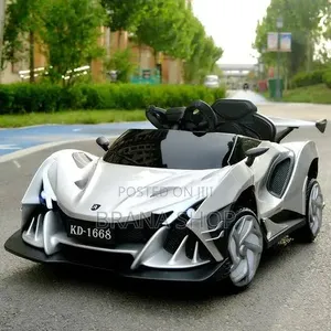 KD-1668 Grey Lamborghini-Style Kids Electric Car