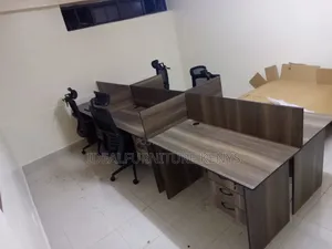 Boss Office Products 6-Way Workstation - Kahawia Giza