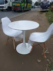 Meza ya Kulia ya Mviringo ya Viti 2 - Mpya Kabisa - 1