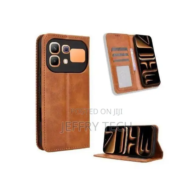 Caseme Leather Flip Cover kwa Infinix Note 60/60 Pro - 1