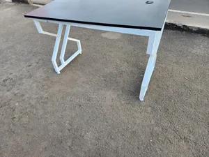 New Gray and White Rectangular Desk