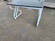 New Gray and White Rectangular Desk - 2