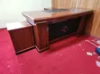 Executive Office Desk 1.8M - Mahogany Brown L-Shaped - 2