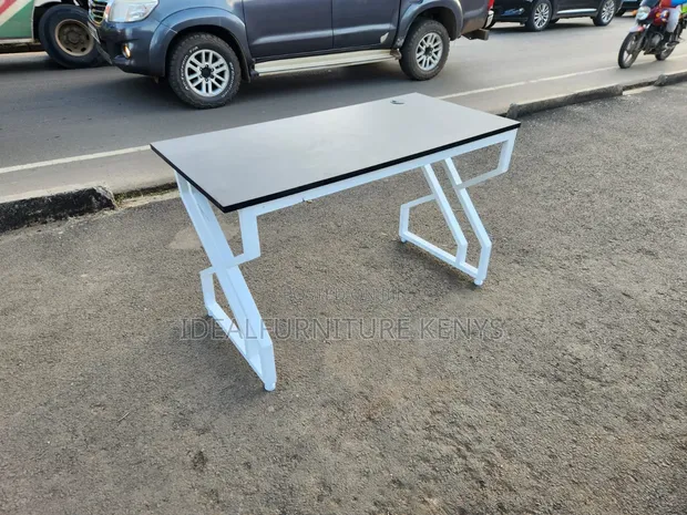 Boss Office Products Metallic Gray Desk - 1