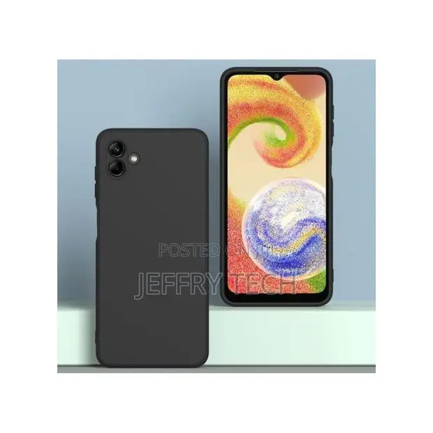 Samsung Galaxy A07 Soft Silicon Cover - Black - 1