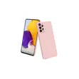 Kifuniko cha Samsung Galaxy A72 Pink - Chembamba cha Silicone Kinachostahimili Mshtuko - 1