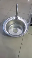 Sinki la Jikoni la Mviringo na Mixer - Jipya Kabisa - 1