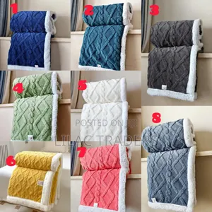 Sherpa/Fleece Throw Blankets