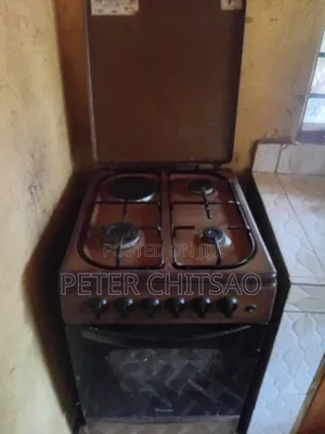 4-Burner Gas Cooker with Baking Oven