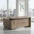 Ofisi ya Meneja ya L-Extension Desk - 1800mm - 3