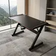 Meza ya Kompyuta ya Nyumbani ya Ergonomic - Nyeusi - 3