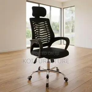 Modern Fabric Ergonomic Office Chair with Headrest