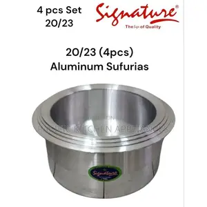 Signature 4pcs Aluminium Sufurias (Size 20-23)