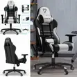 Ergonomic White Gaming Chair - 1