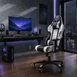 Ergonomic White Gaming Chair - 4