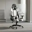 Ergonomic White Gaming Chair - 5