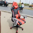 Boss Office Products Leather Gaming Chair - Red/Black - 1