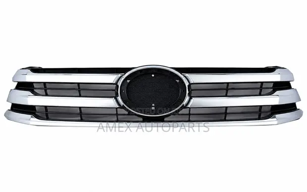 Toyota Hilux Revo 2016+ Chrome Black Grille - 1