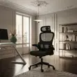 Orthopedic High Backrest Office Chairs - Black - 3